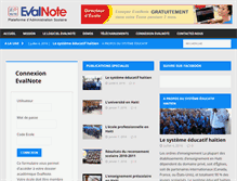 Tablet Screenshot of evalnote.com